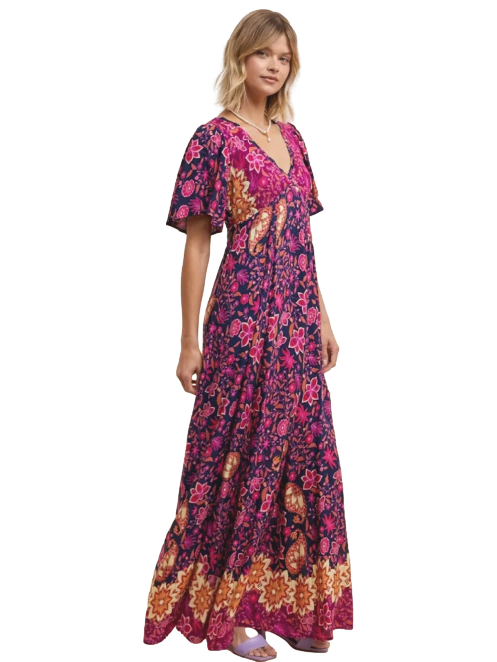 In Loom multicolour floral maxi dress